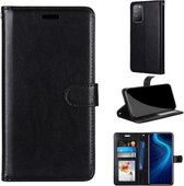 Voor Huawei Honor X10 & X10 Pro Pure Kleur Horizontale Flip PU Leren Case met Houder & Kaartsleuven & Portemonnee & Fotolijst (Zwart)