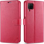 Voor Huawei Nova 6 SE AZNS Schapenvacht Textuur Horizontale Flip Leren Case met Houder & Kaartsleuven & Portemonnee (Rood)