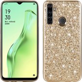 Voor OPPO Realme 5 glitterpoeder schokbestendige TPU-beschermhoes (goud)