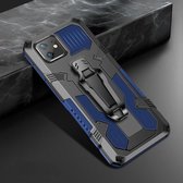 Voor iPhone 11 Pro Machine Armor Warrior schokbestendige pc + TPU beschermhoes (koningsblauw)