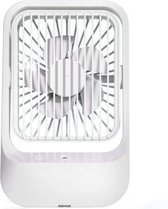 F34 Desktop USB opvouwbare draagbare ventilator (wit)