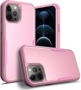 TPU + pc schokbestendige beschermhoes voor iPhone 12 Pro Max (roze)