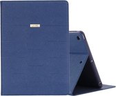 Voor iPad 9,7 inch (2017) GEBEI PU + TPU horizontale flip lederen tas met houder en kaartsleuven (blauw)