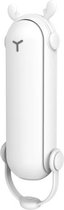DS208 Opvouwbare multifunctionele USB-zaklampventilator Draagbare aromatherapie Muggenspray Mini-handventilator (wit)
