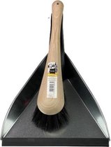 Stoffer en Blik  - Hout / Metaal - Schoonmaak artikelen