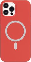 Hoes geschikt voor iPhone 12 / 12 Pro / Apple magnetische Ring & oplaadfunctie - TPU Back Cover - Roze