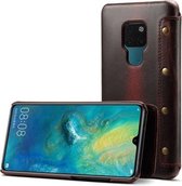 Oil Wax Koeienhuid Horizontale Flip Leren Case voor Huawei Mate 20, met kaartsleuven en portemonnee