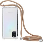 Mobiparts Lanyard Case Samsung Galaxy A21s (2020) Nude Cord