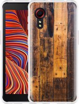 Hoesje Geschikt voor Samsung Galaxy Xcover 5 - Special Wood