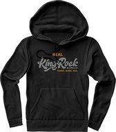 KingRock Studio  Hoodie | Zilver | Heren / Dames | Original & Vintage Hoodie met Capuchon | Perfect Kleding Trui Verjaardag Cadeau |