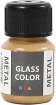 Glasverf - Porseleinverf - goud - Glass Color Metal - 30ml