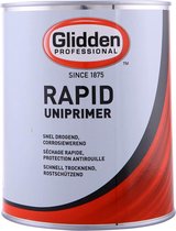 Glidden Rapid Uniprimer Wit - Alkyd - 2,5 Liter