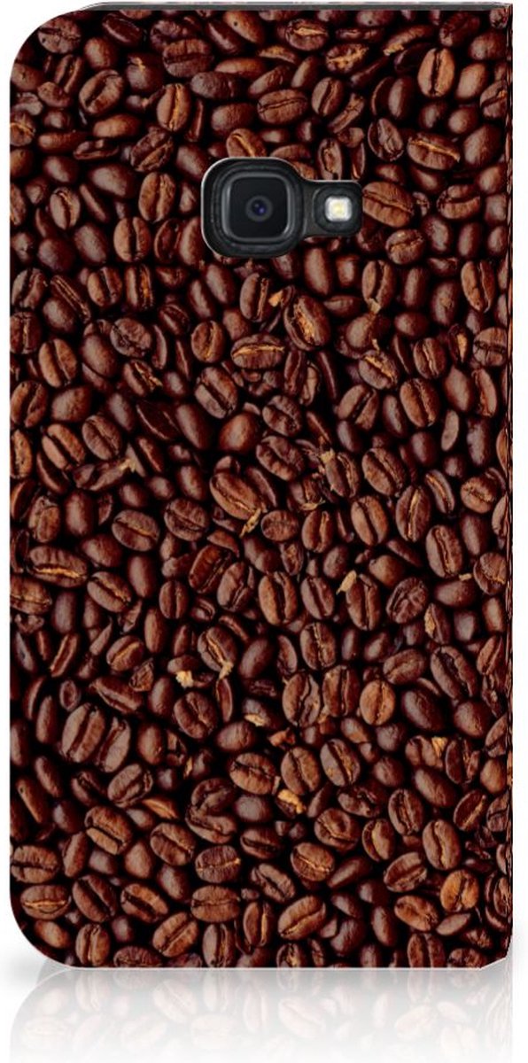 Samsung Galaxy Xcover 4s Flip Style Cover Koffiebonen