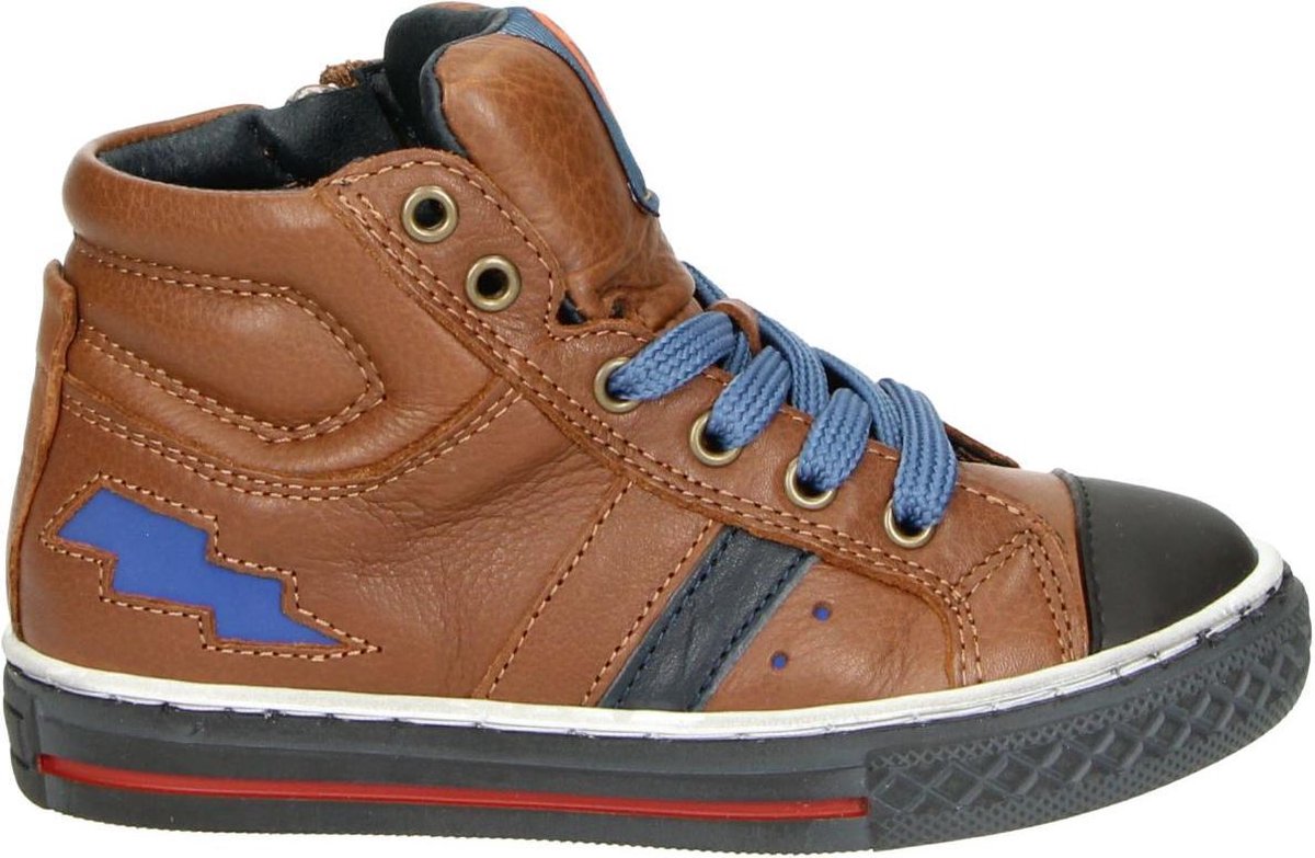 Kipling Basket 1 jongens sneaker Cognac - Schoenen.nl