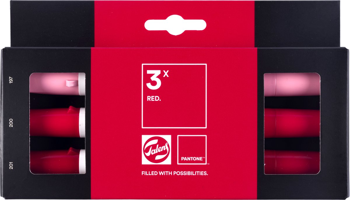 Talens | Pantone marker set 3x Red