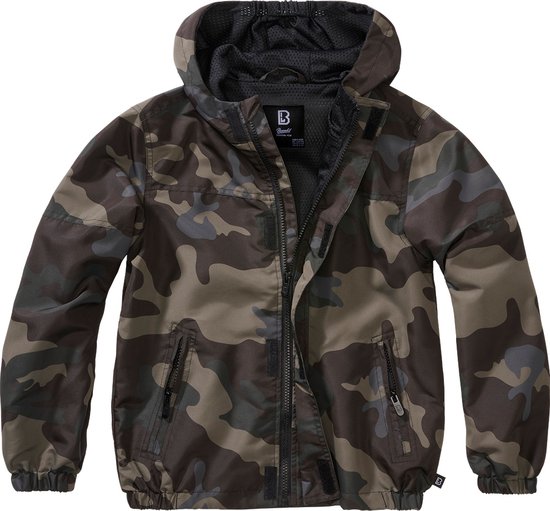 Veste coupe-vent Urban Classics Kinder - Kids 146/152- Summer frontzip Vert