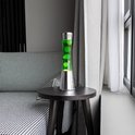GKA Lamp Magma lava lamp Magmalleuchte Lavalamp 34cm table lamp beautiful striking lamp table lamp with spare lamp, color: blue