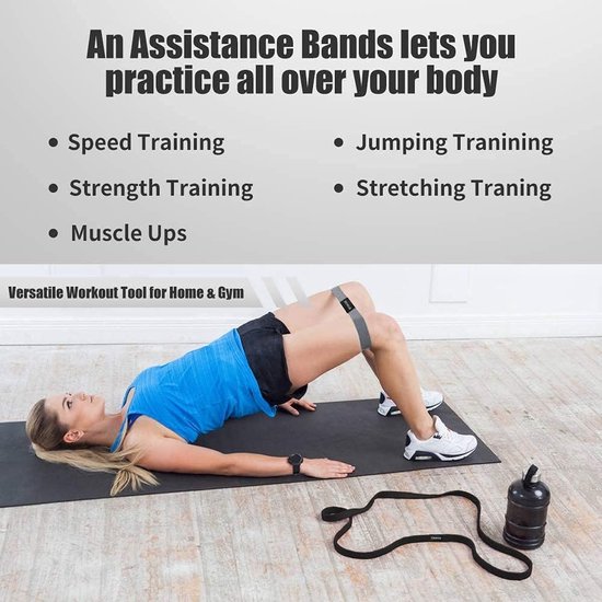 thumbnail image 2 of 8/9 Loops Children Upgrade Pattern Guide Digital Resistance Elastic Band For Dance, Gymnastics, Ballet Rubber Band For Training 2 of 14