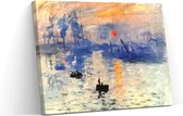 Schilderen op nummer – Impressie Zonsondergang - Claude Monet - Schilderen op nummer volwassenen - schilderen op nummer volwassen - Yuko ®