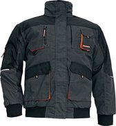 Warme piloten jacket | Werkjas heren | Merk: Cerva | Model: Emerton | Kleur: Zwart