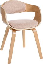 Chaise de salle à manger Clp Kingston / Tissu - natura / crème