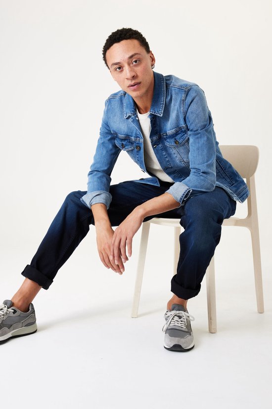 GARCIA Rocko Heren Slim Fit Jeans Blauw - Maat W27 X L34