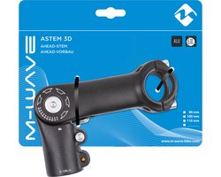 M-Wave Verstelbare stuurpen - 1 1/8 inch - 31.8 mm diameter - 90 mm lengte