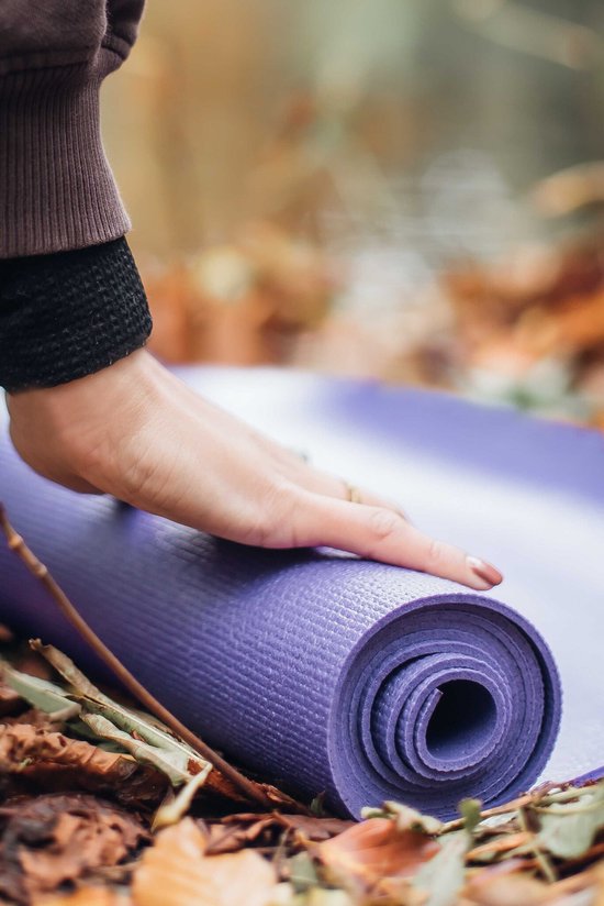 Yogamat travel paars - Lotus - reis yogamat van Lotus — afbeelding 2