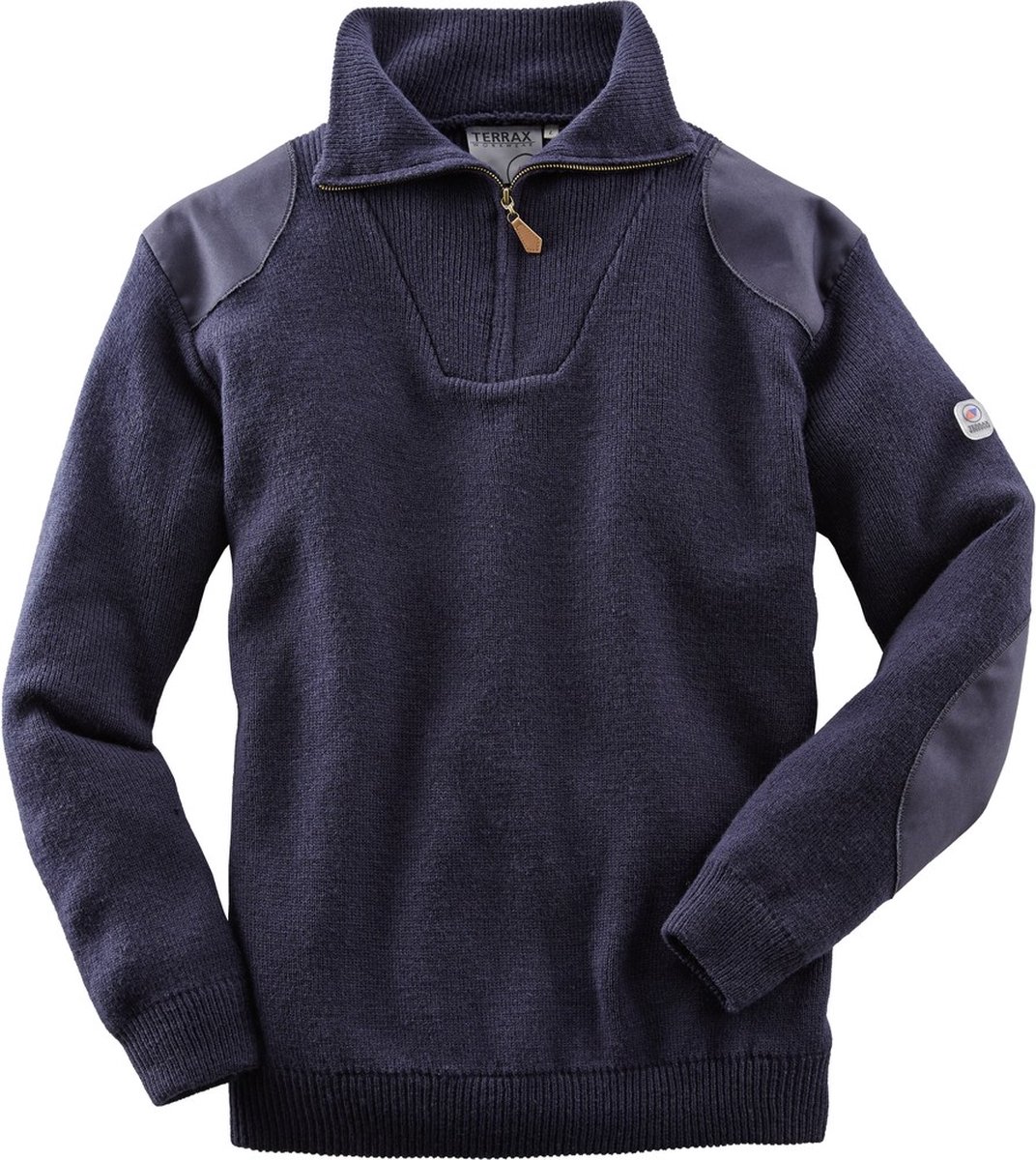 Terrax Trui Met Rits 80286 - 6800 Donkerblauw - XL