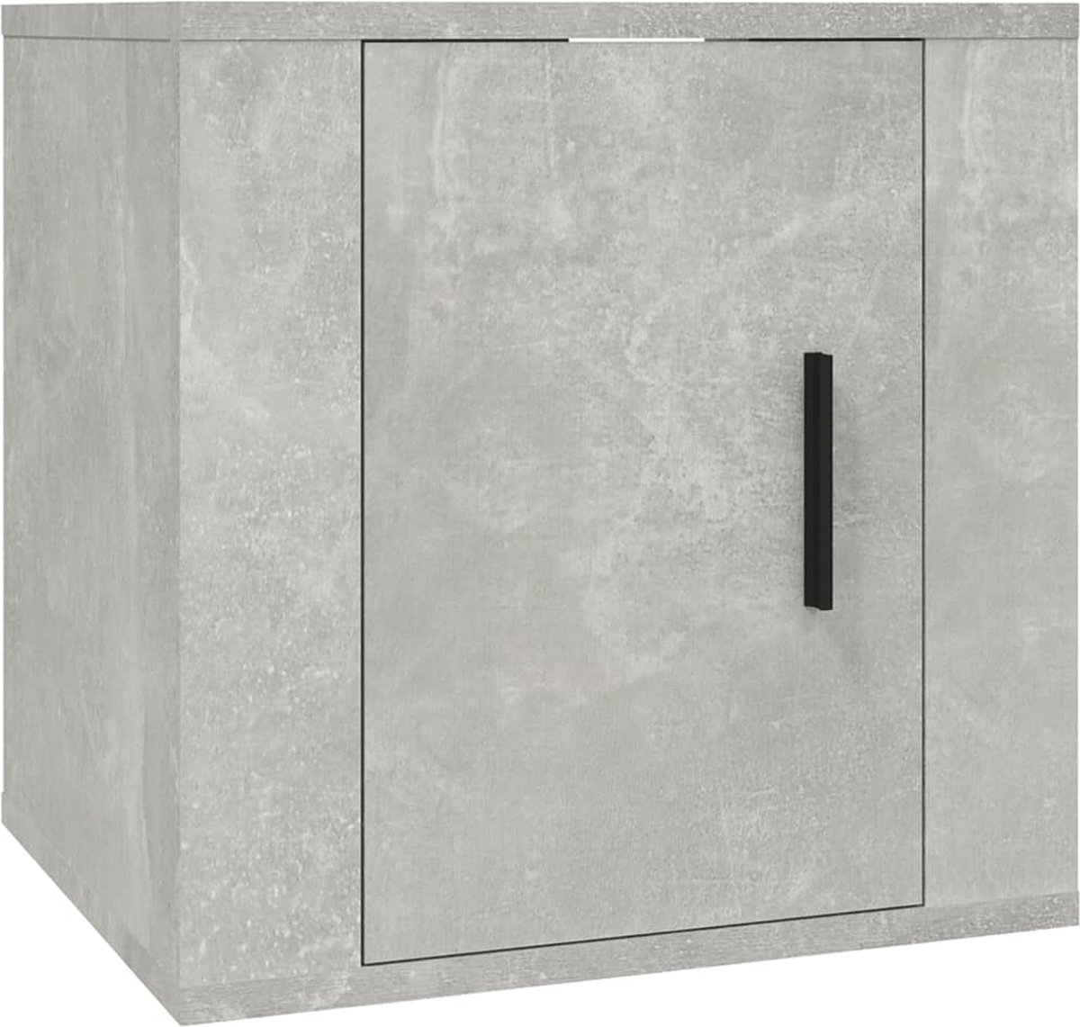 vidaXL - Tv-wandmeubel - 40x34,5x40 - cm - betongrijs