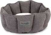 Scruffs Boucle Cat Bed - Comfortabele ronde kattenmand - Slate Grey