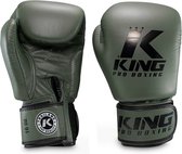 King - gants de boxe - bgvl3 - vert MILITAIRE - 14oz