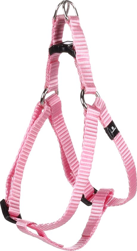 Flamingo Ziggi Step&go - Harnas Honden - Harnas Step&go Ziggi Roze Xs 20-35cm 10mm - 1st - 124833 - 1st