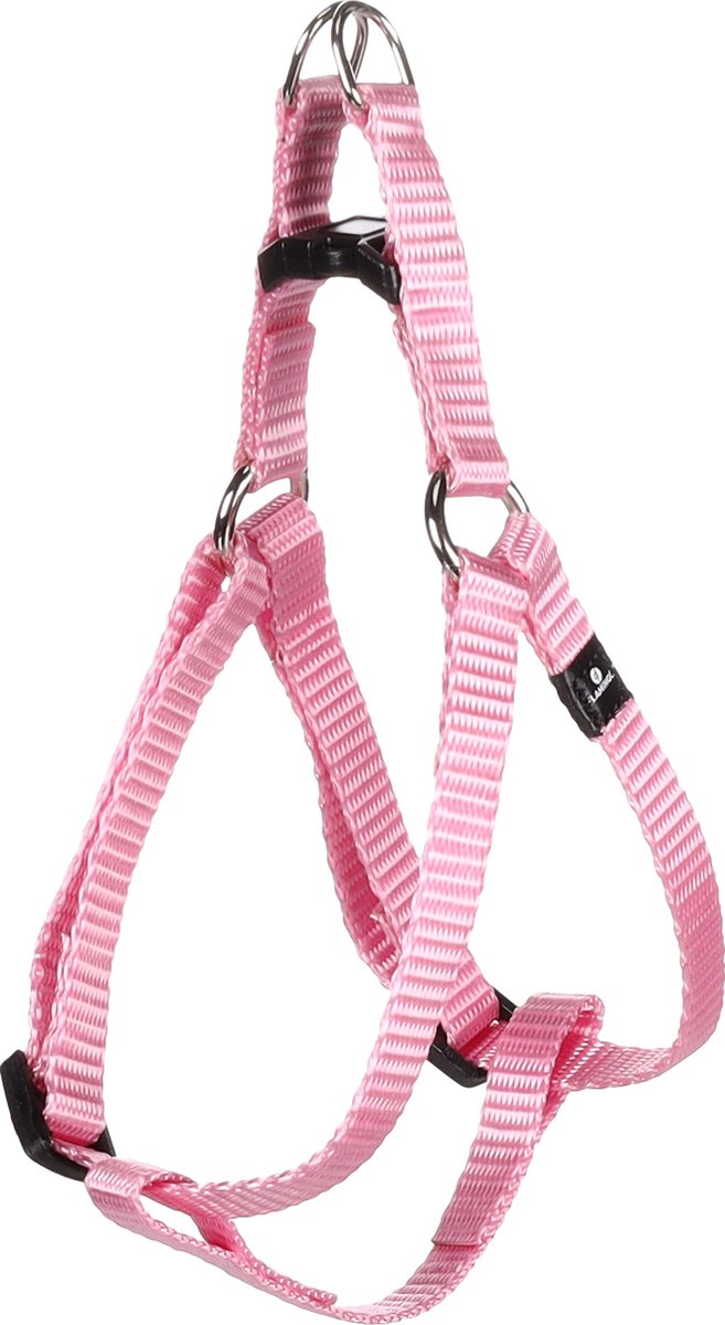 Flamingo Ziggi Step&go - Harnas Honden - Harnas Step&go Ziggi Roze Xs 20-35cm 10mm - 1st - 124833 - 1st