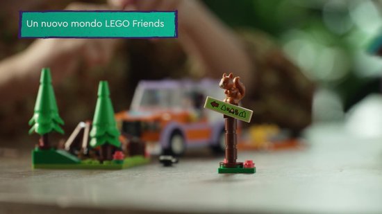 LEGO Friends 41735 La mini maison mobile, Jeu Camping en Forêt