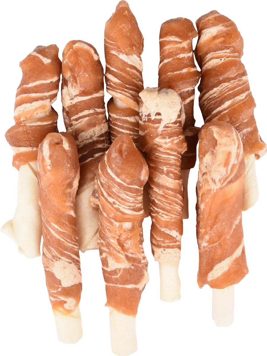 Flamingo R'hide - Snack Honden - R'hide Staafjes Met Kip En Kabeljauw 7/8cm 6st 85gr - 6st - 129251 - 6st