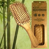 Nexuled haarborstel - Anti Klit Haarborstel - Haarkam - Bamboe Haarborstel - Milieuvriendelijk - Alle Haartypes - Haarverzorging - Hout