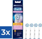 Oral-B Opzetborstels Sensi Ultrathin 4 Stuks - Voordeelverpakking 3 stuks