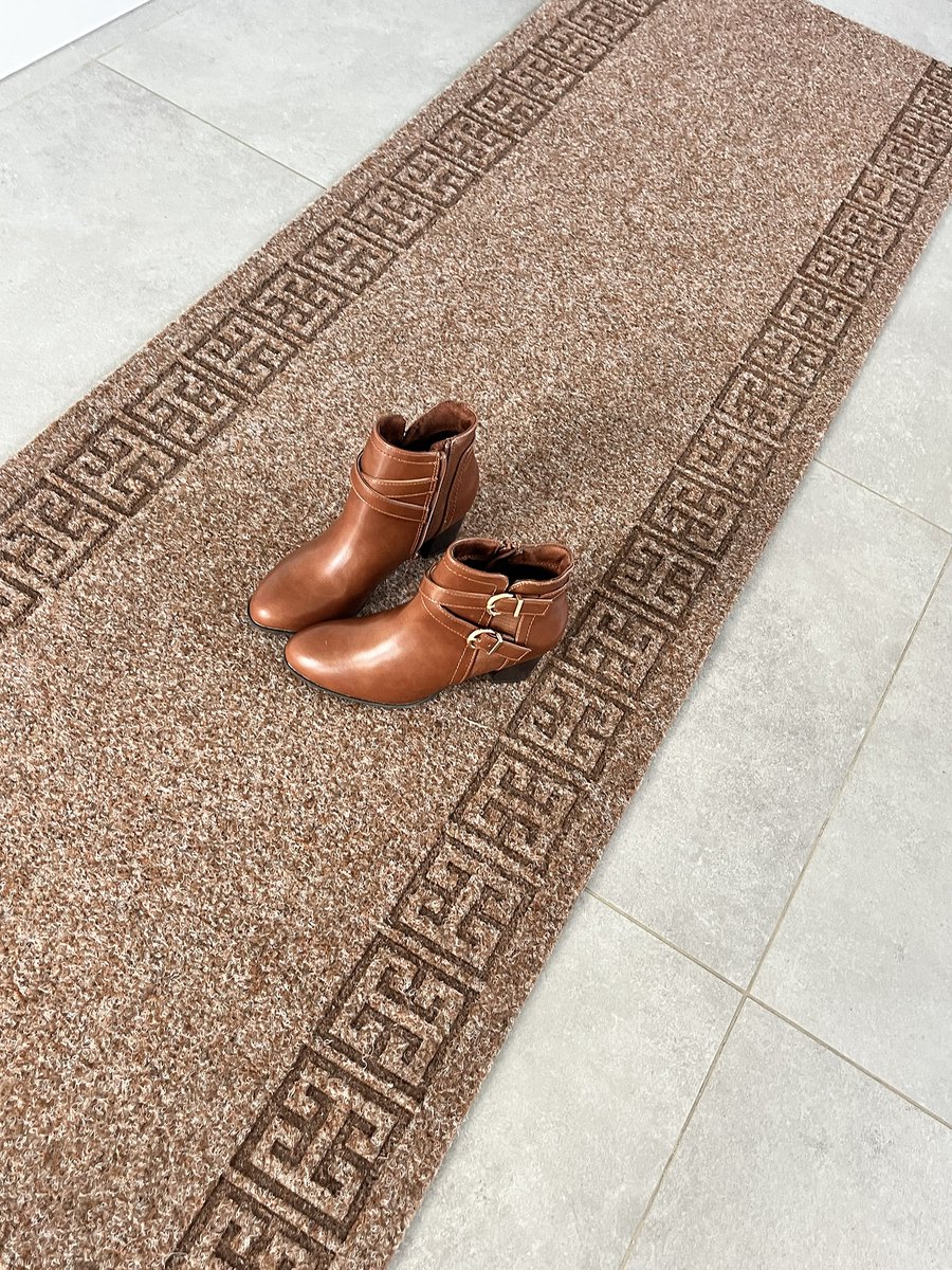 JYG Vloerkleed CORSICA - Keukenmat - Keukenloper - Anti Slip - 66x650cm - Beige