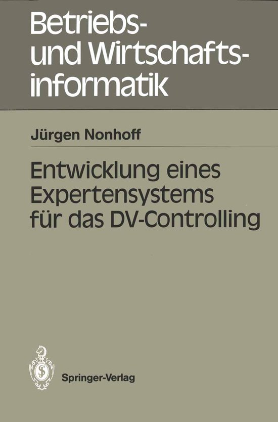 Entwicklung eines Expertensystems für das DV-Controlling - cover