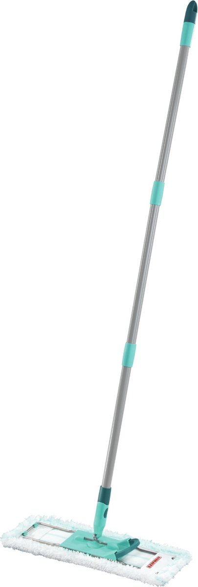 Leifheit Profi vloerwisser XL Micro Duo - 42 cm wisbreedte - 146 cm rug vriendelijke werkhoogte - 360° draaibare scharnier - Click System - Leifheit