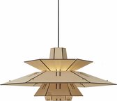 Van Tjalle en Jasper | PM5 hanglamp - Natural | MDF (hout) | Hout kleur | E27 fitting | Scandinavische stijl | Sfeervol licht | Schemerlamp | Uniek Dutch Design | Bouwpakket