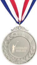 Akyol - kleurrijke schilder medaille zilverkleuring - Schilder - familie vrienden - cadeau