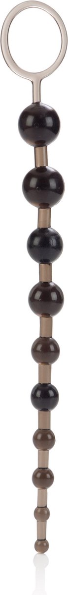 California Exotic Novelties X-10 Beads - Anale Kralen - Zwart - Ø 30 mm