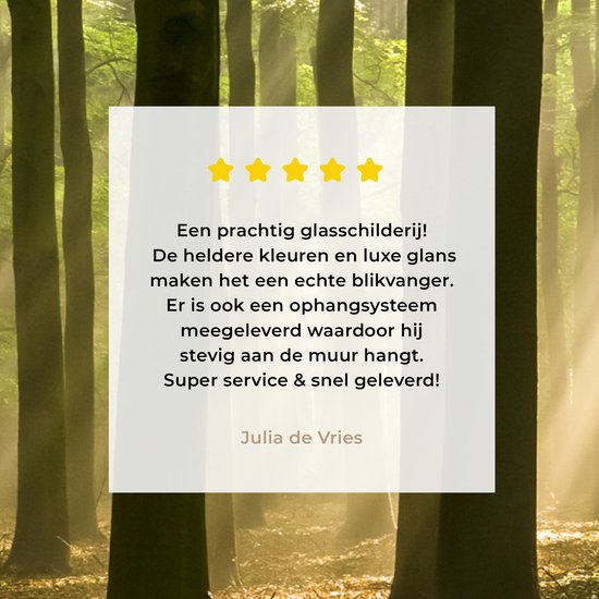 La lumière du soleil d'automne brille sur les vieux arbres Plexiglas 120x80 cm - Tirage photo sur Glas (Décoration murale plexiglas)