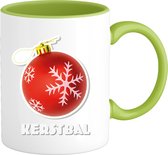 Kerstbal - Foute kersttrui kerstcadeau - Dames / Heren / Unisex Kleding - Grappige Kerst Outfit - Mok - Appel Groen