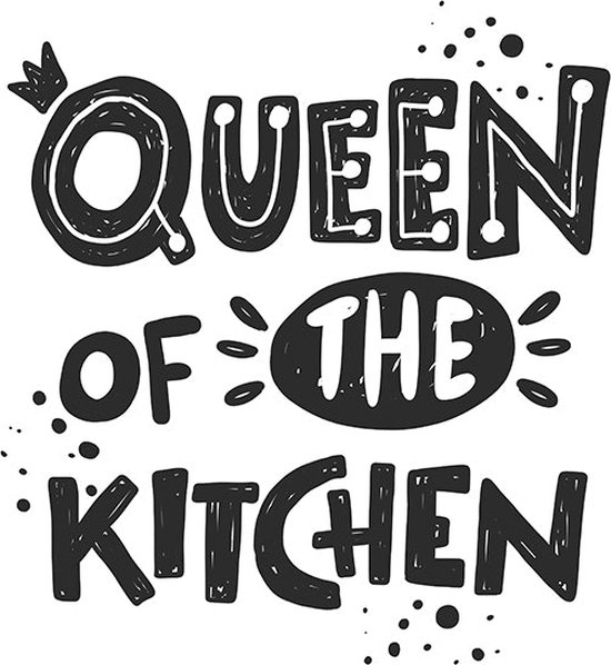 Inductiebeschermer - Queen of the Kitchen - 58.3x51.3 cm - Inductiebeschermer - Inductie Afdekplaat Kookplaat - Inductie Mat - Anti-Slip - Keuken Decoratie - Keuken Accessoires