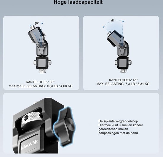 Monitor beeldscherm verhoger hoogte verstelbaar aluminium glas