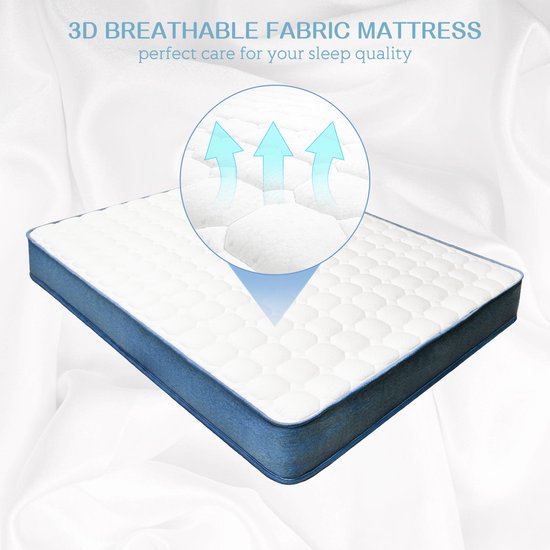 Matelas Naturalex Privilège à ressorts ensachés 140x190 cm - Épais 24