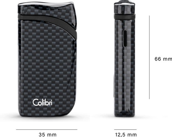 COLIBRI Falcon schwarz metallic Jet Schraegflamme Online Kaufen | Für